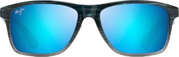 Onshore, Blue Black Stripe Fade Frame, Blue Hawaii Lens - Image 2