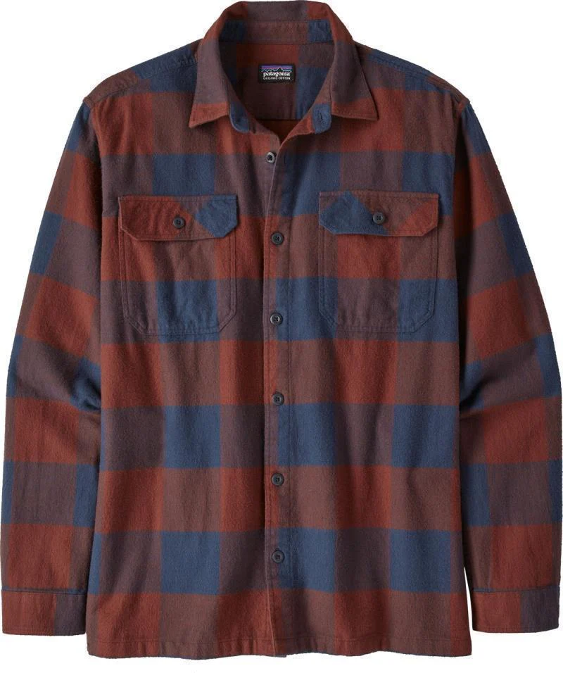 Organic Cotton Midweight Fjord Flannel LS Shirt - Mens - Image 9