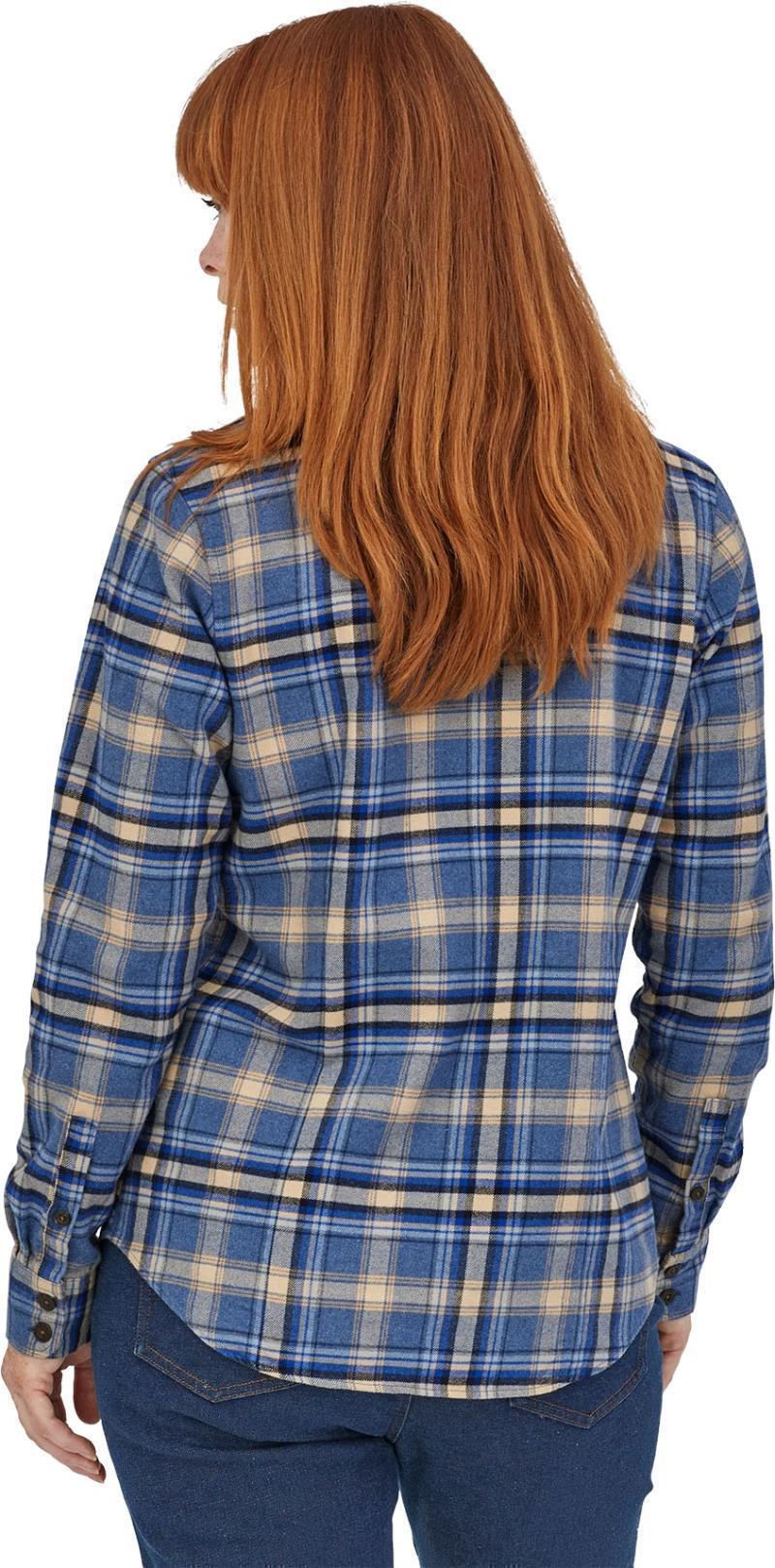 Organic Cotton Midweight Fjord Flannel LS Shirt - Womens - Image 10