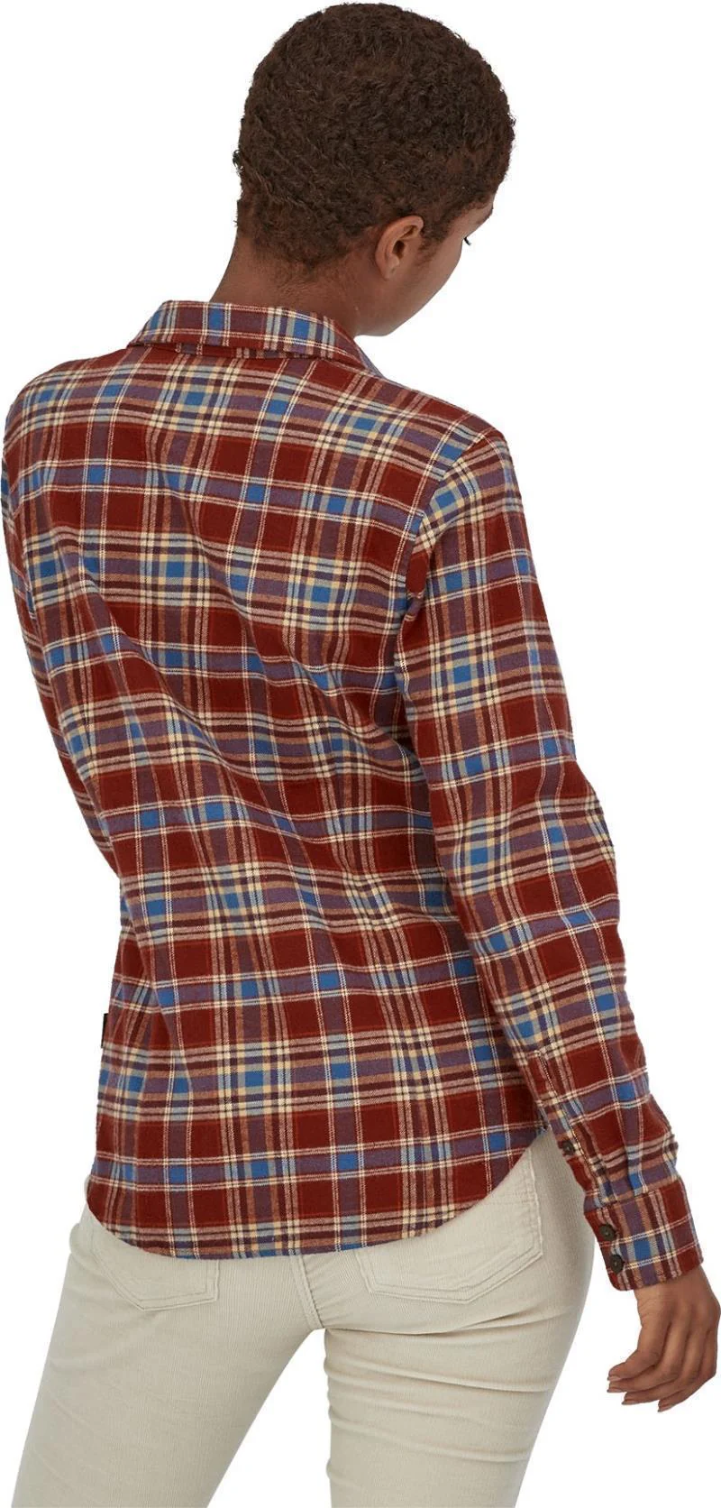Organic Cotton Midweight Fjord Flannel LS Shirt - Womens - Image 13