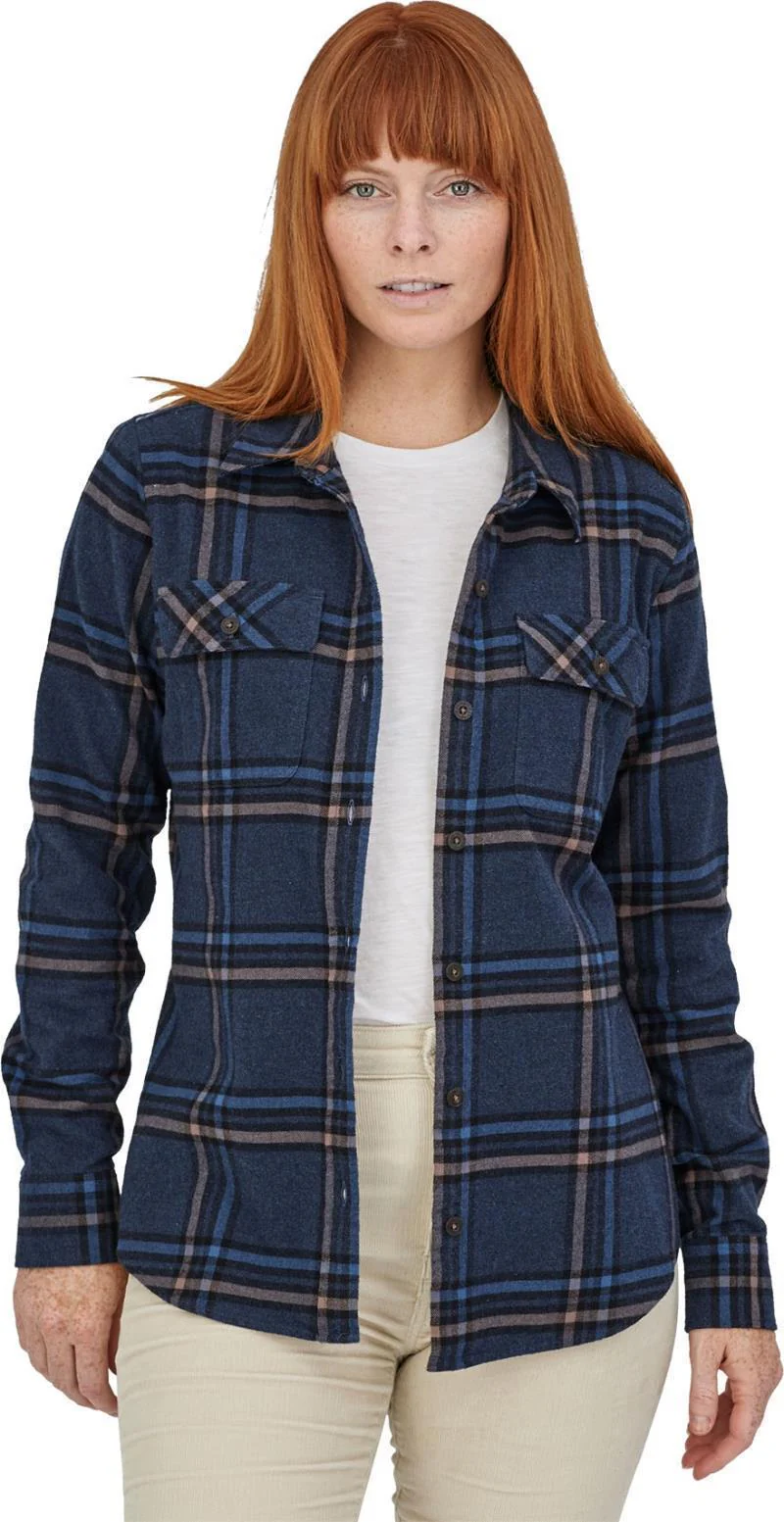 Organic Cotton Midweight Fjord Flannel LS Shirt - Womens - Image 21
