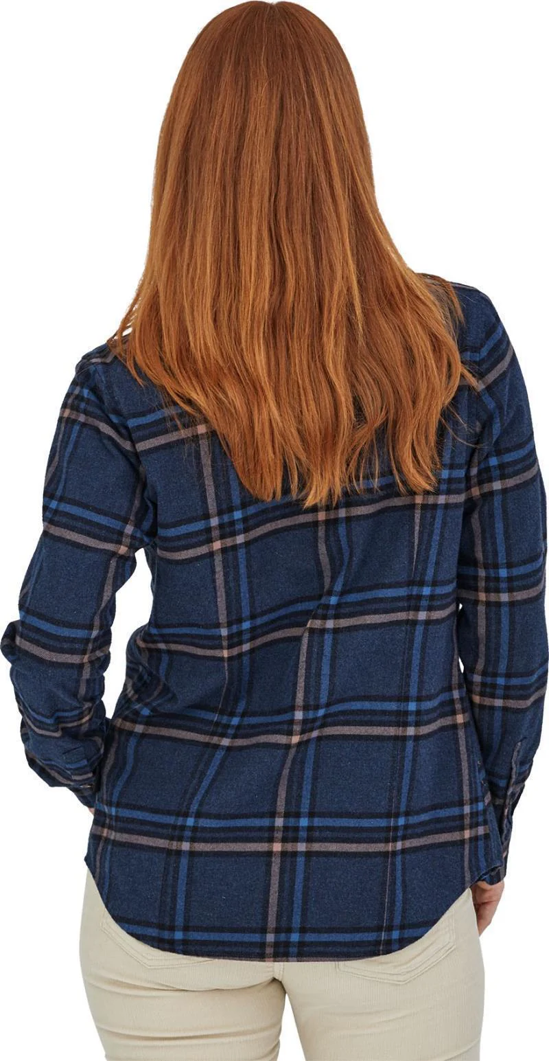 Organic Cotton Midweight Fjord Flannel LS Shirt - Womens - Image 22