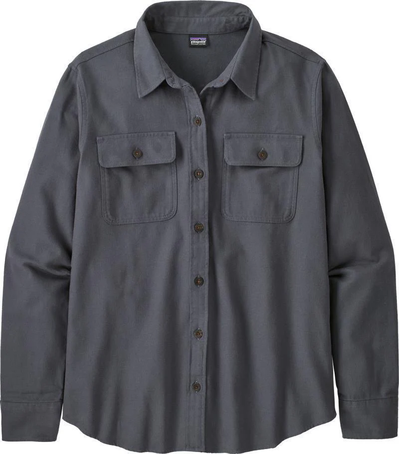 Organic Cotton Midweight Fjord Flannel LS Shirt - Womens - Image 31