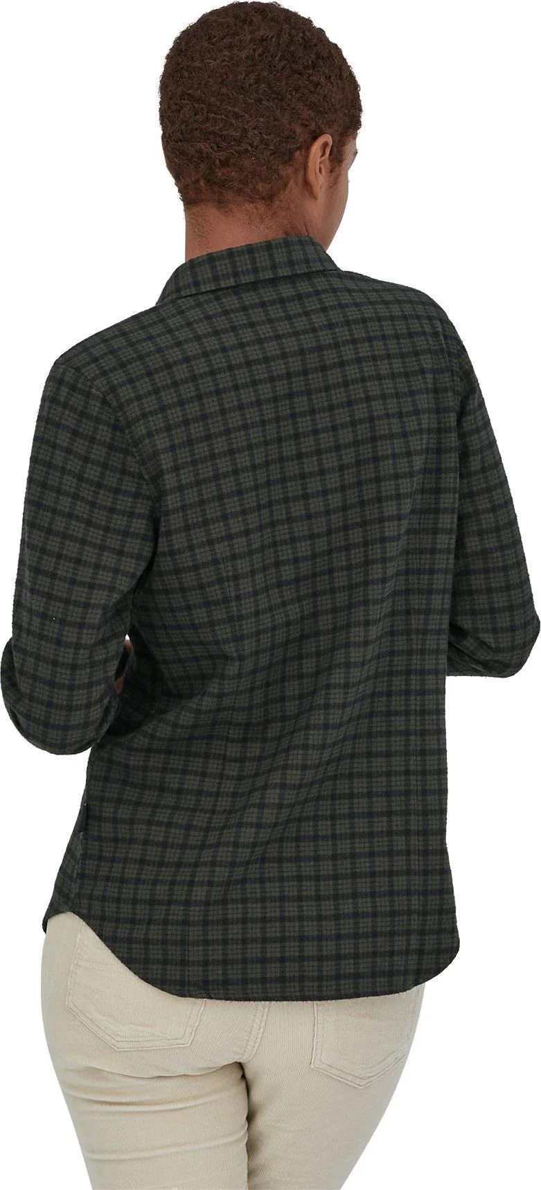 Organic Cotton Midweight Fjord Flannel LS Shirt - Womens - Image 4