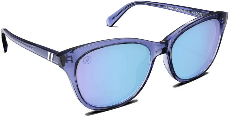 Palmy - Crystal Indigo, Crystal Indigo Frame, Polarized Blue Mirror Lens