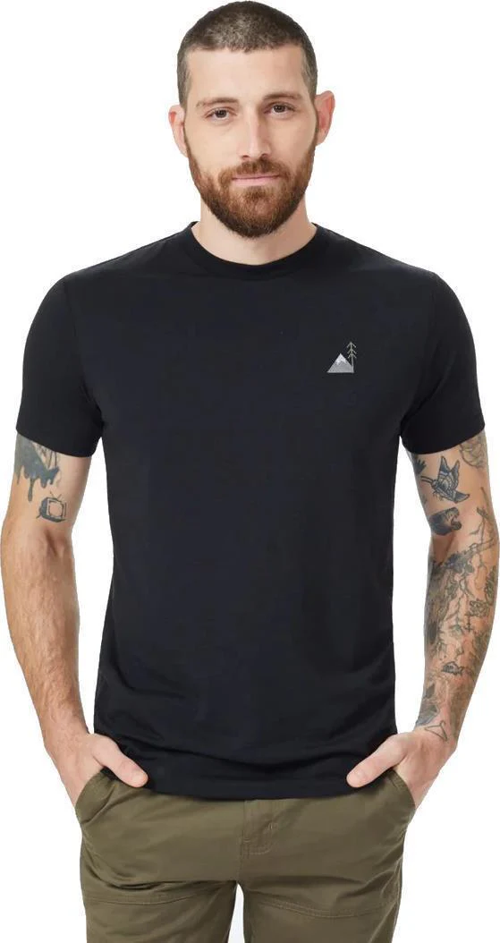 Peaks Embroidery T-Shirt - Mens - Image 3