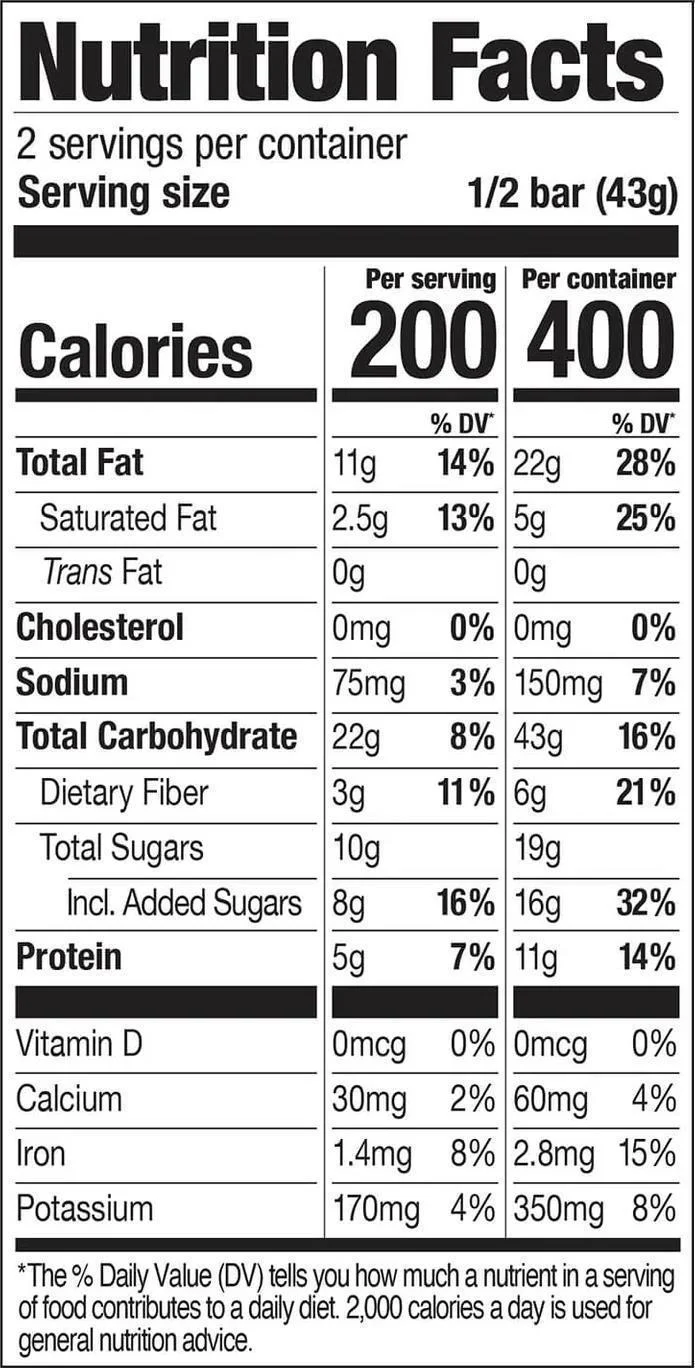 Meal Bar - Peanut Butter Chocolate Chip - Image 2