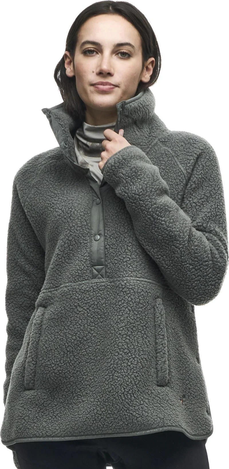 Pecora Button Up Pullover - Womens - Image 5