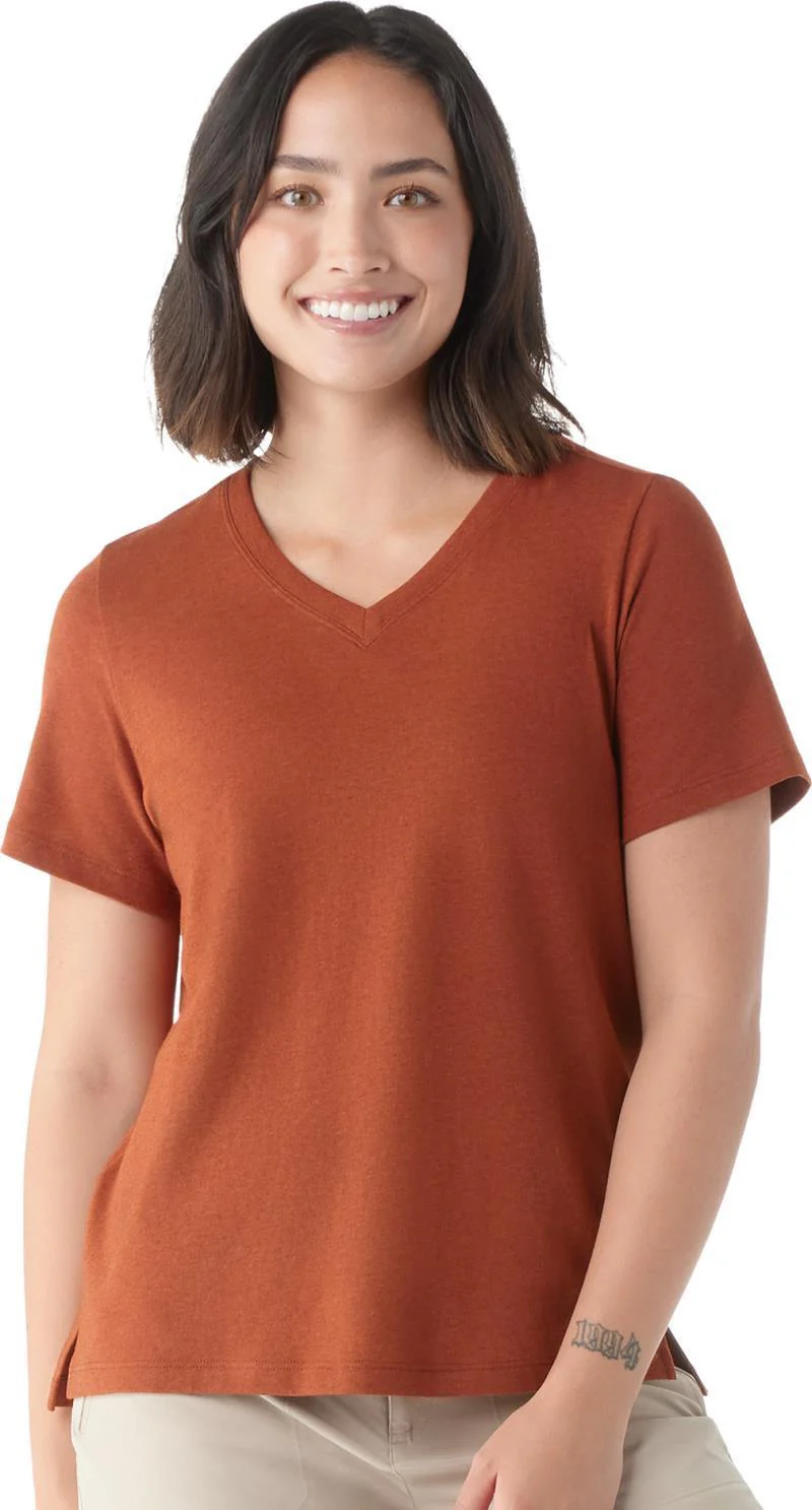 Perfect V-Neck SS Tee - Womens - Image 3
