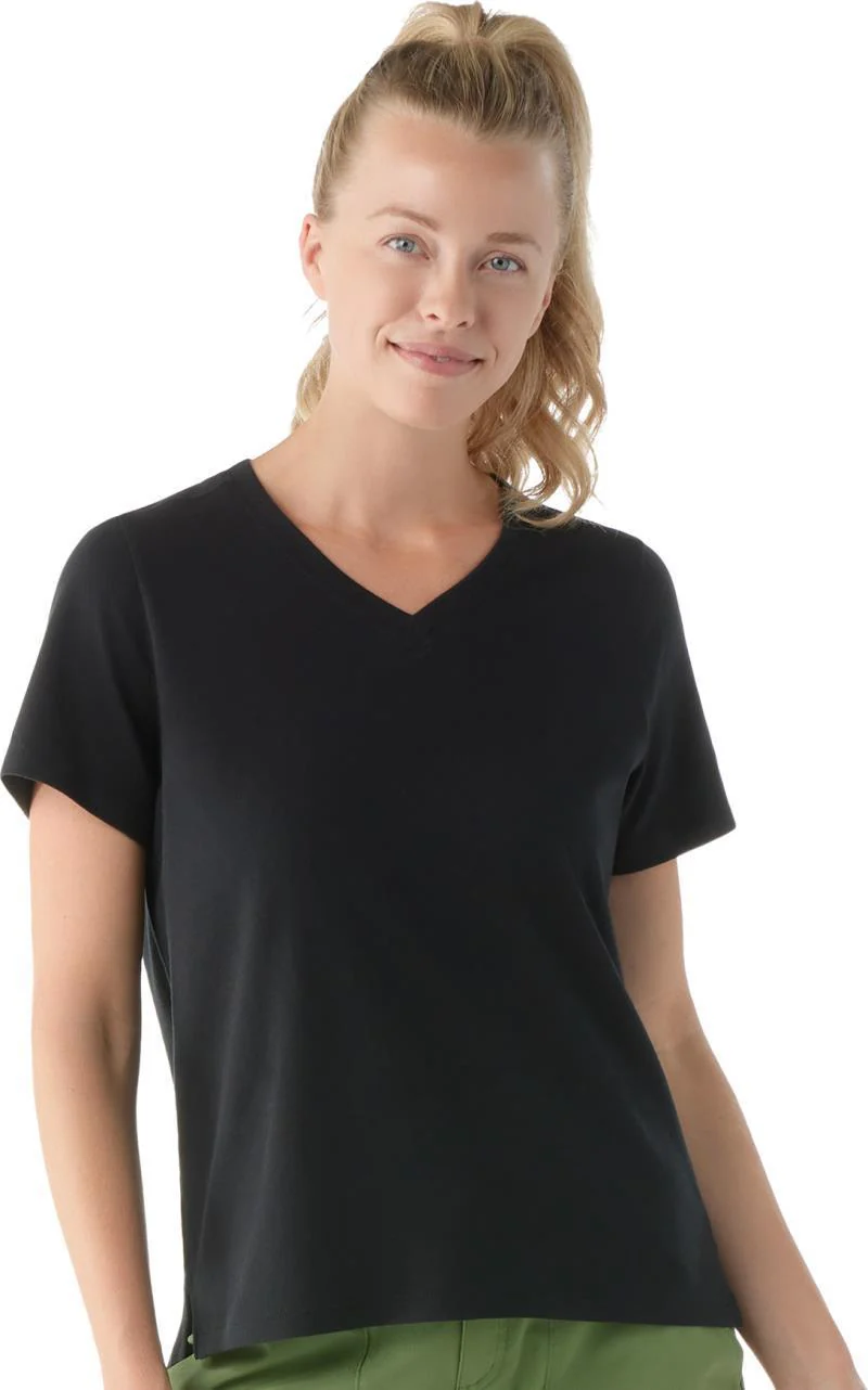 Perfect V-Neck SS Tee - Womens - Image 7