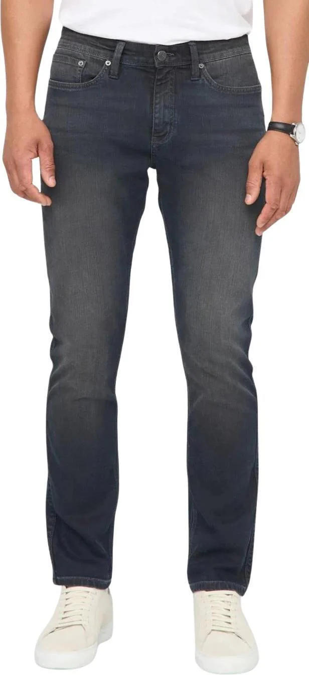 Performance Denim Relaxed Tapered Jeans, 32" Inseam - Wash - Mens - Image 14