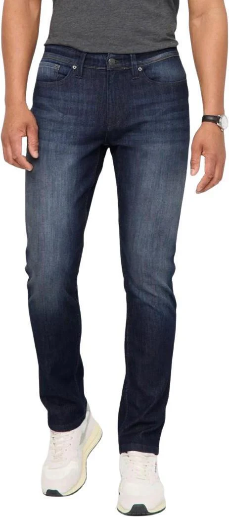 Performance Denim Relaxed Tapered Jeans, 32" Inseam - Wash - Mens - Image 16