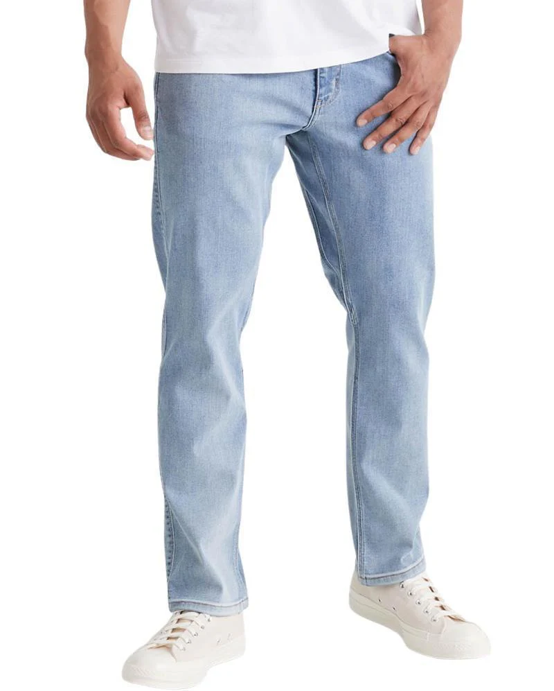 Performance Denim Relaxed Tapered Jeans, 32" Inseam - Wash - Mens - Image 7