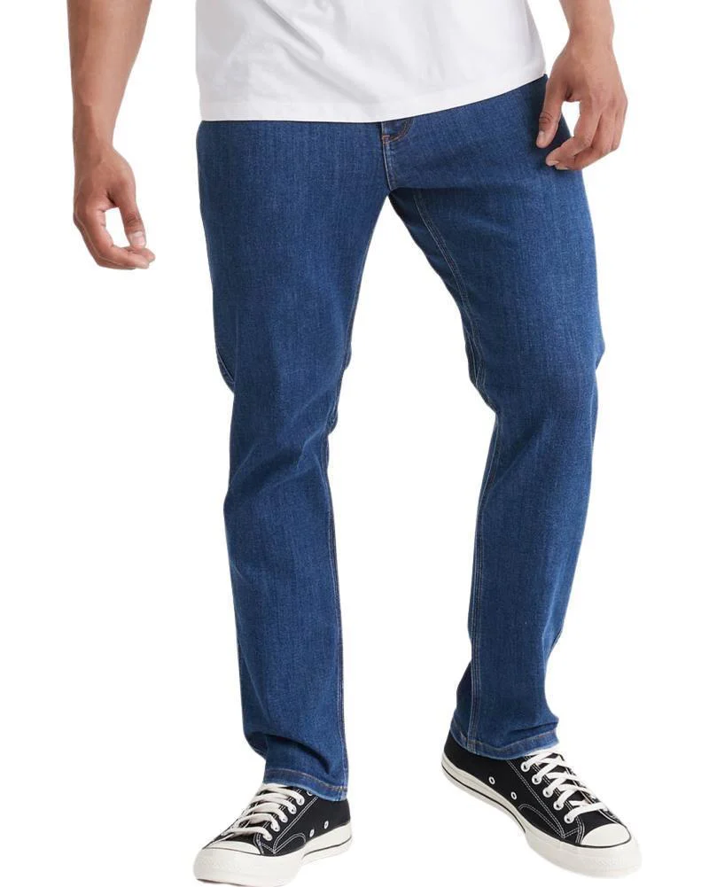 Performance Denim Relaxed Tapered Jeans, 32" Inseam - Wash - Mens - Image 8