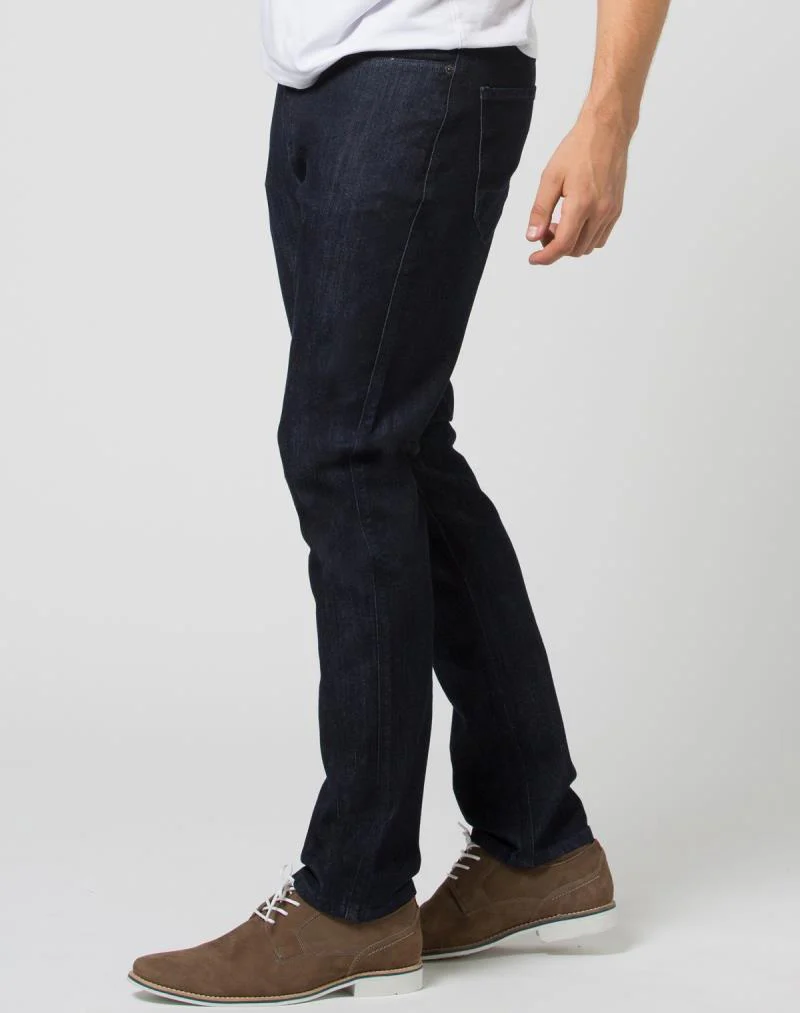 Performance Denim Relaxed Tapered Jeans, 34" Inseam - Mens - Image 5