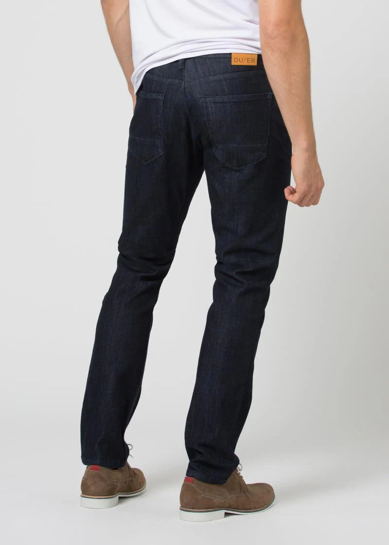 Performance Denim Relaxed Tapered Jeans, 34" Inseam - Mens - Image 6