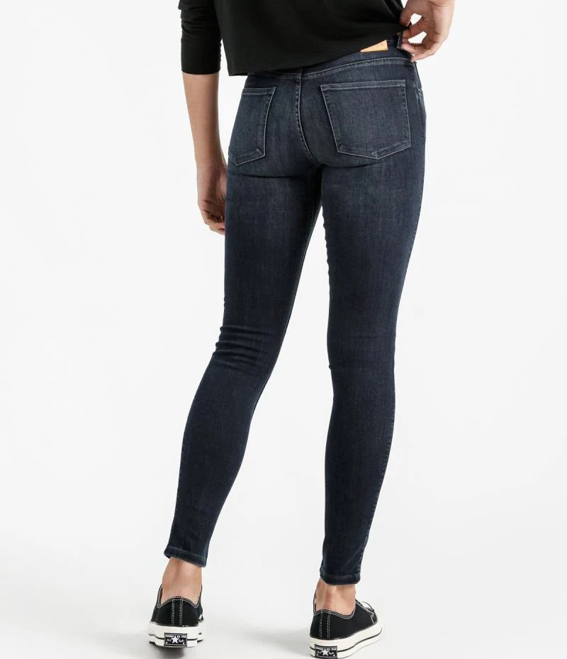 Performance Denim Skinny Jeans, 31" Inseam - Rinse - Womens - Image 4