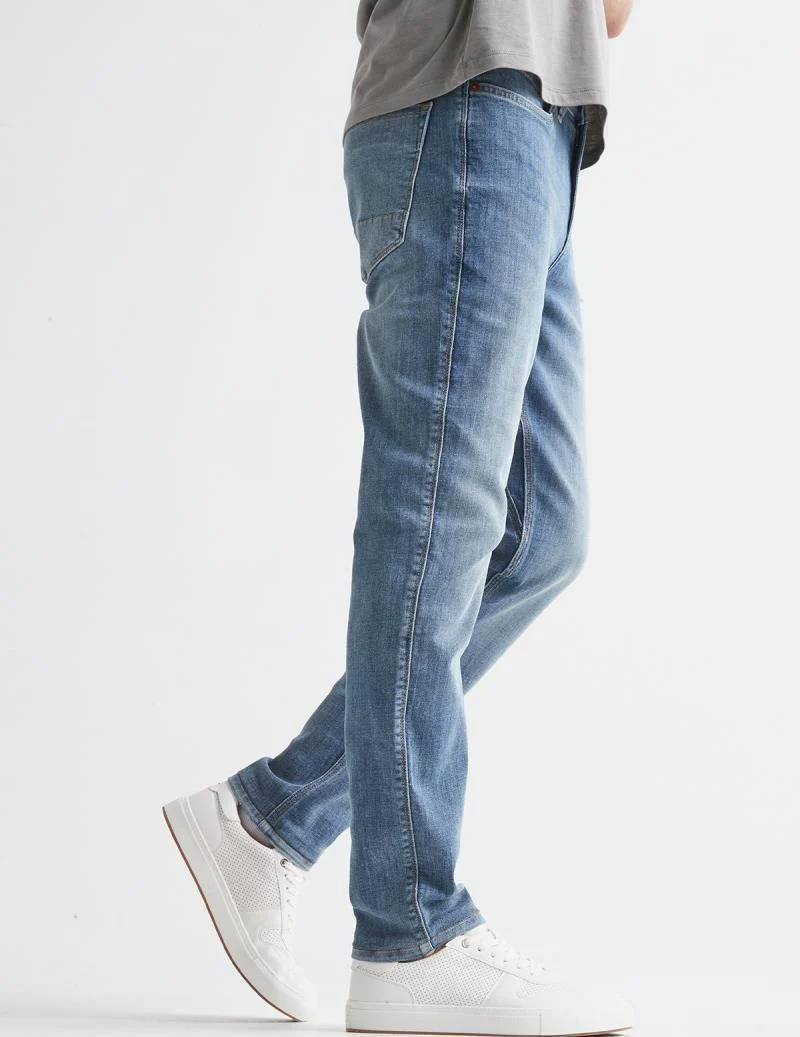 Performance Denim Slim Jeans, 30" Inseam - Wash - Mens - Image 11