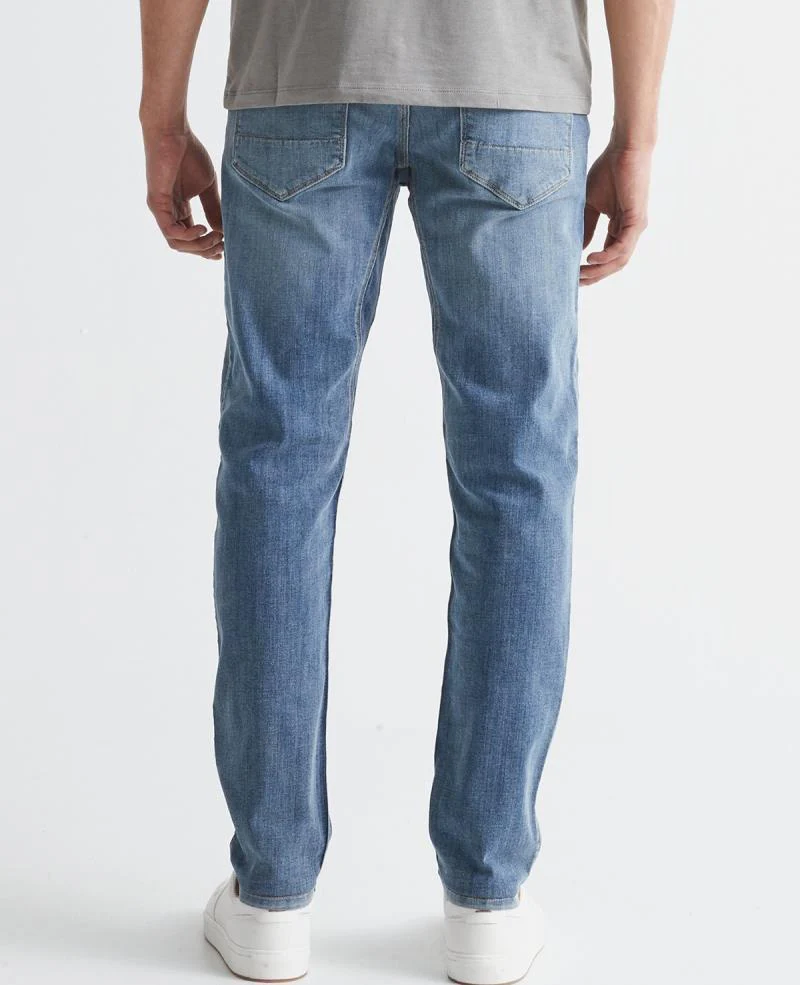 Performance Denim Slim Jeans, 32" Inseam - Wash - Mens - Image 12