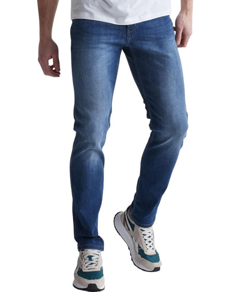 Performance Denim Slim Jeans, 32" Inseam - Wash - Mens - Image 4