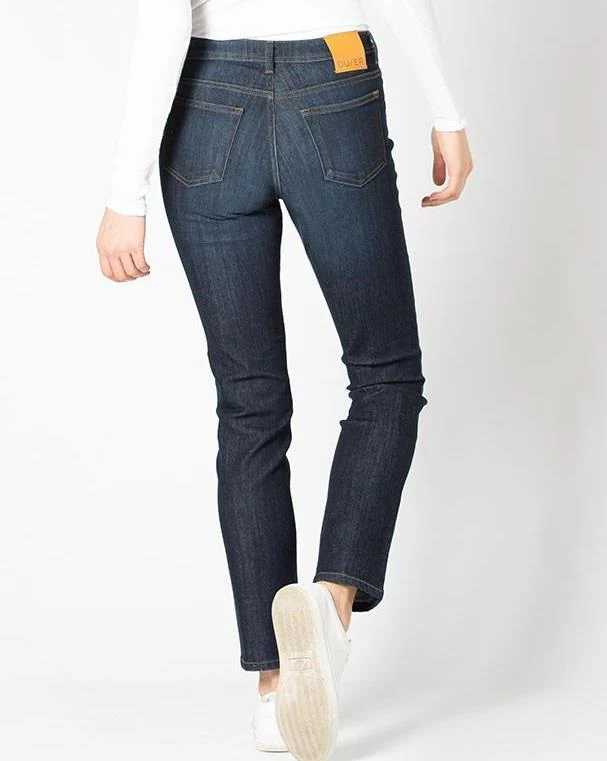Performance Denim Slim Straight Jeans, 32" Inseam - Rinse - Womens - Image 2