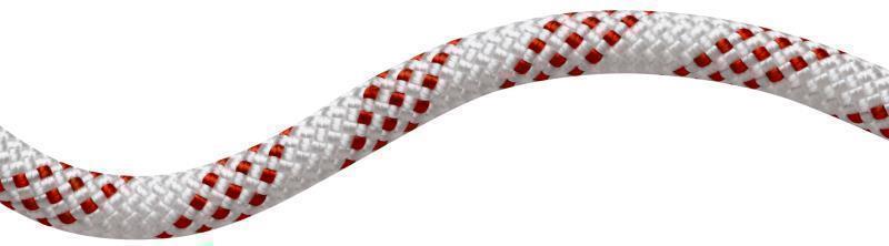 Performance Static 11mm x 200m - White / Red (Sold p/mtr)