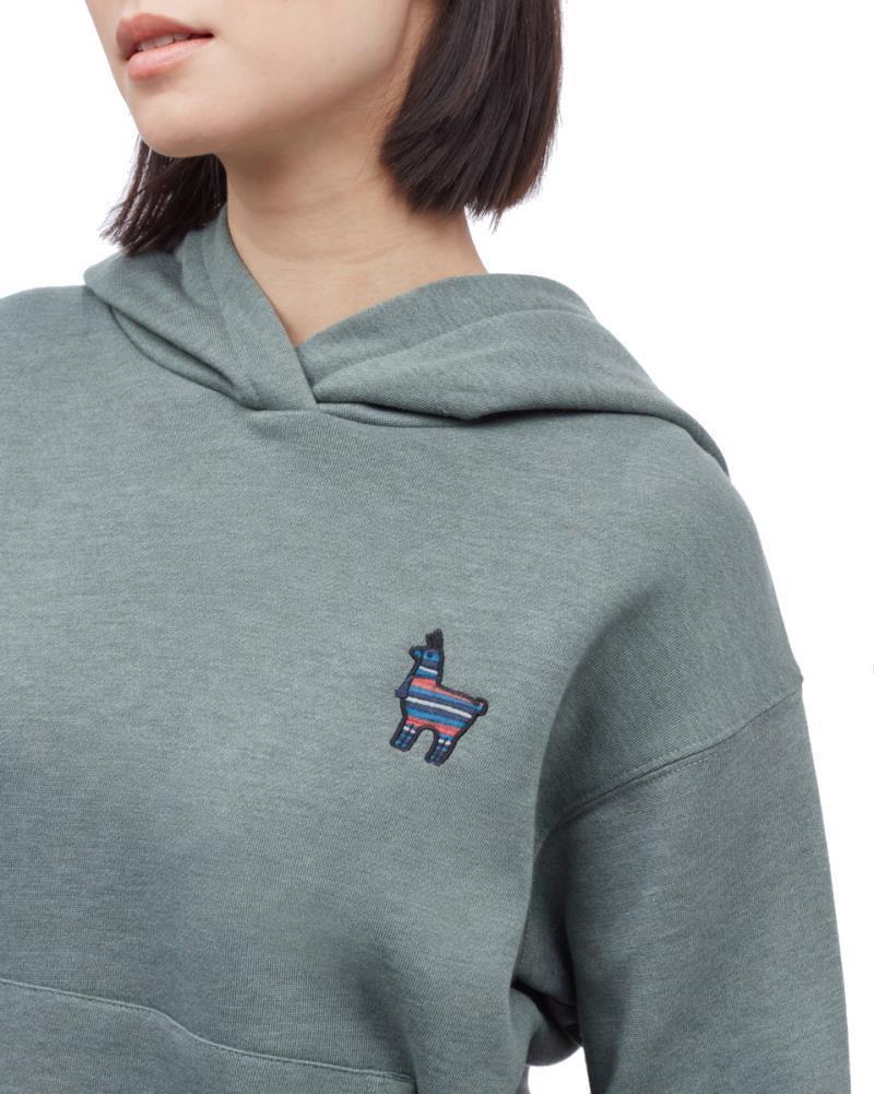 Peru Embroidered Llama Hoodie - Womens - Image 3