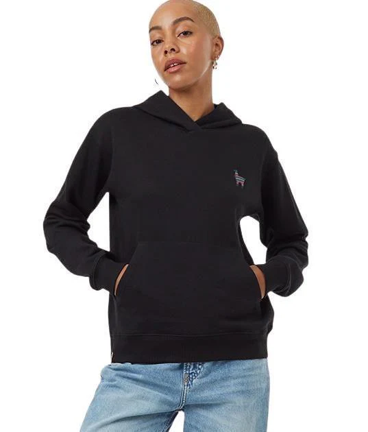 Peru Embroidered Llama Hoodie - Womens - Image 5
