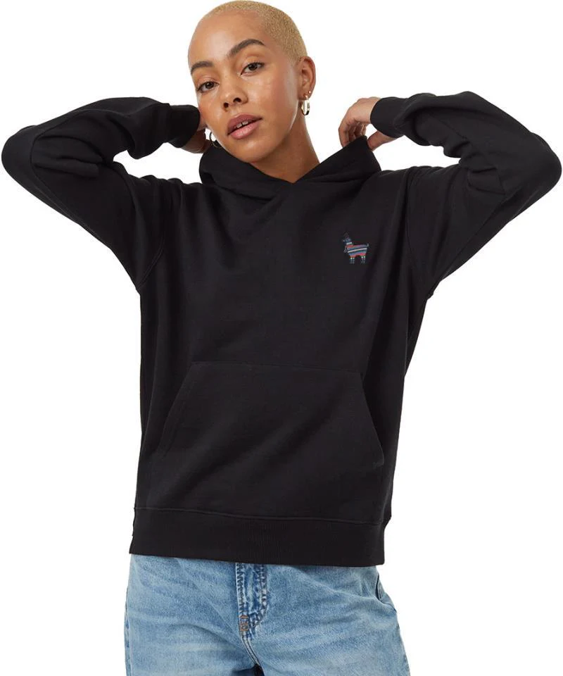 Peru Embroidered Llama Hoodie - Womens - Image 6