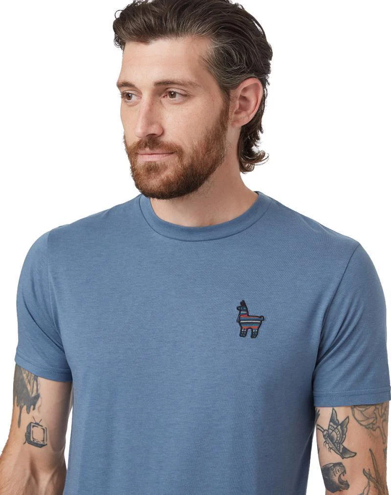 Peru Embroidered Llama T-Shirt - Mens - Image 6