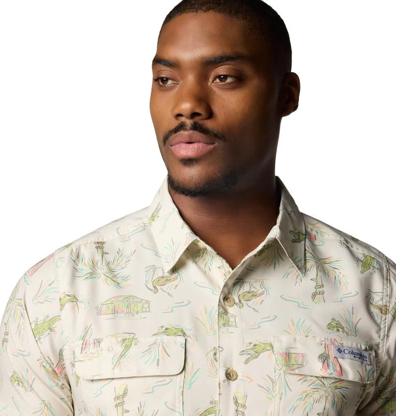 PFG Uncharted Printed SS Shirt - Mens - Image 10