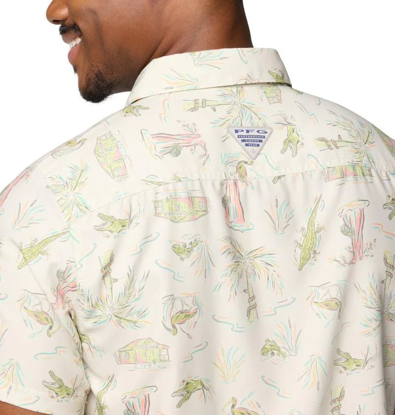 PFG Uncharted Printed SS Shirt - Mens - Image 11