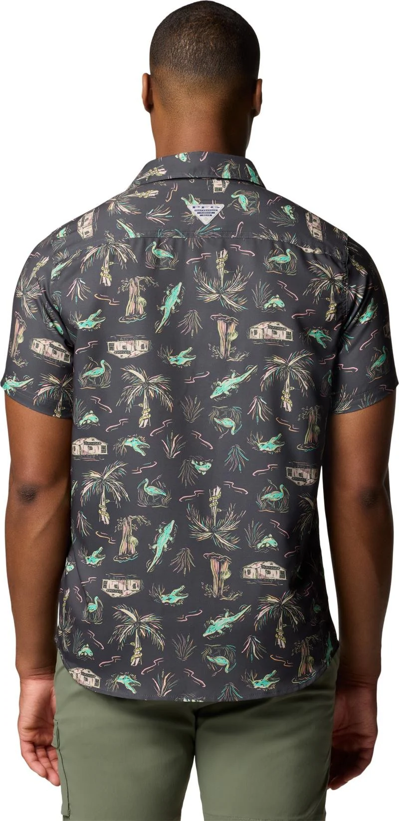 PFG Uncharted Printed SS Shirt - Mens - Image 2
