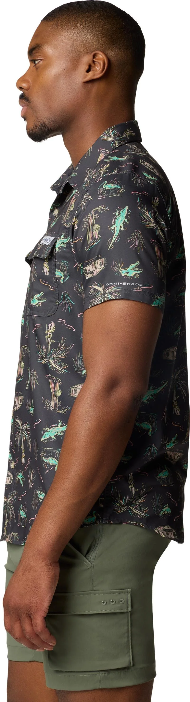 PFG Uncharted Printed SS Shirt - Mens - Image 3