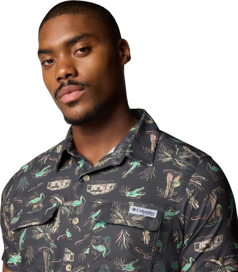 PFG Uncharted Printed SS Shirt - Mens - Image 4