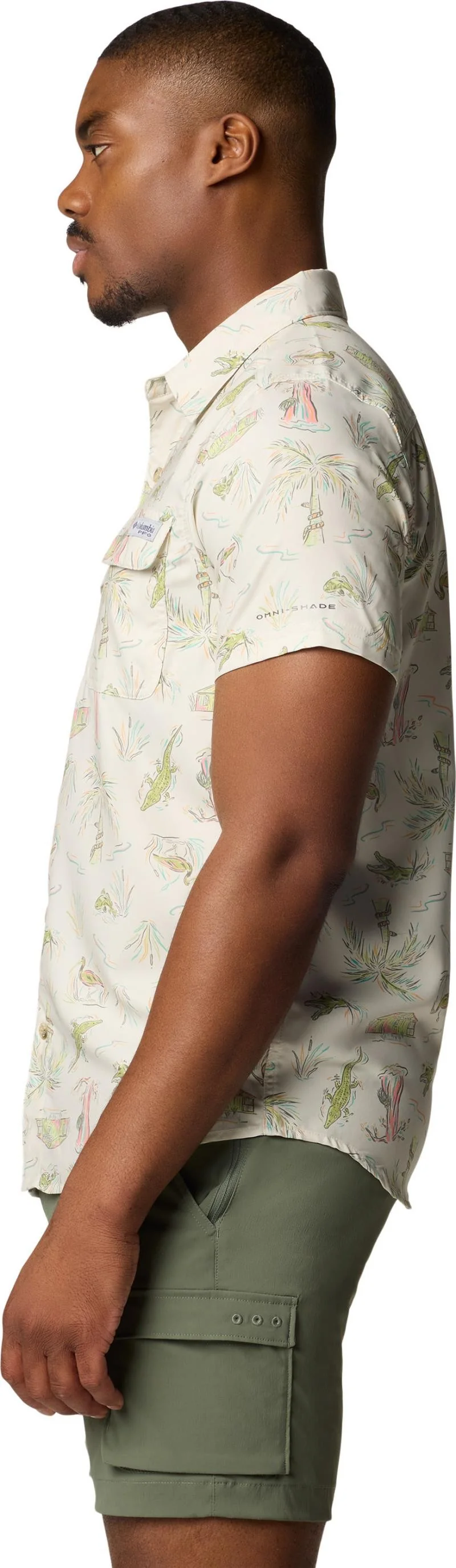 PFG Uncharted Printed SS Shirt - Mens - Image 9