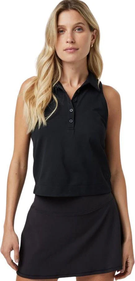 Pique Polo Tank - Womens