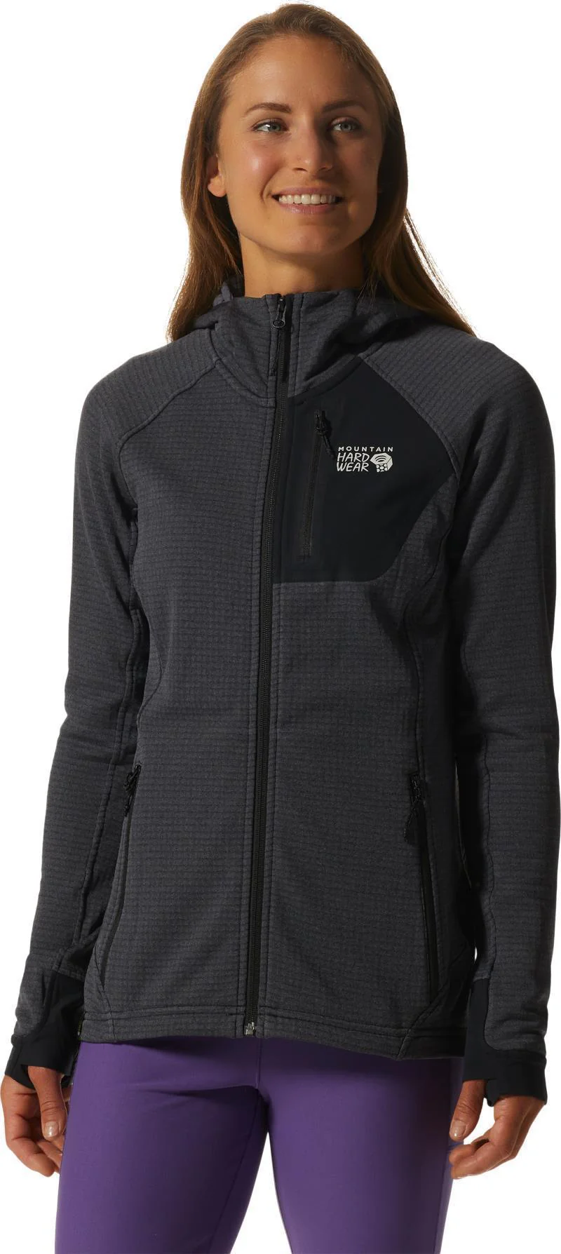 Polartec Power Grid Full Zip Hoody - Womens (Prior Season)