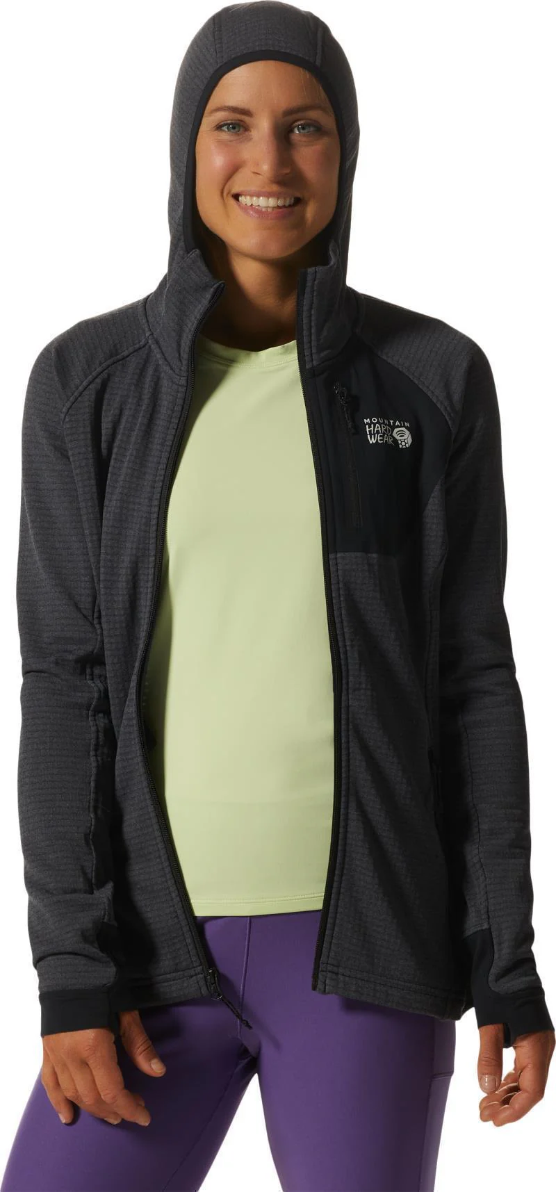 Polartec Power Grid Full Zip Hoody - Womens (Prior Season) - Image 2
