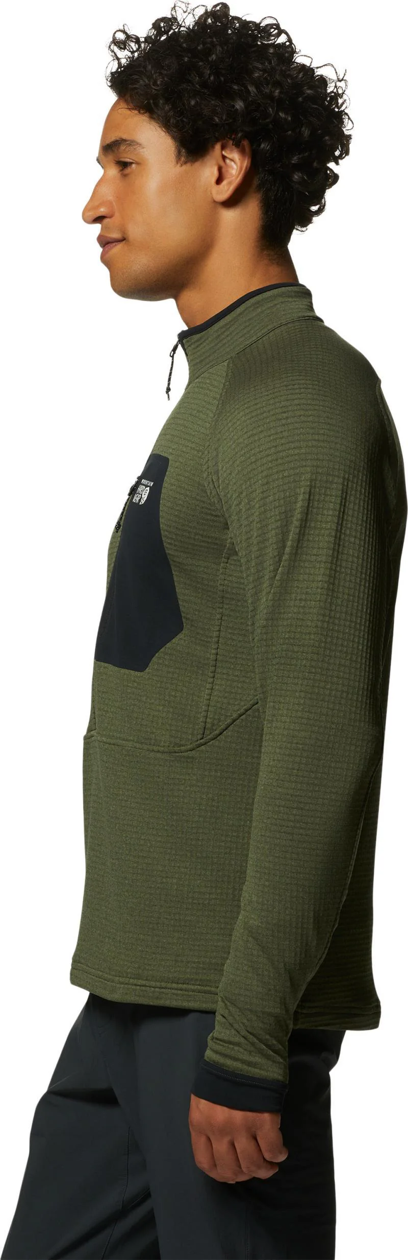 Polartec Power Grid Half Zip Jacket - Mens - Image 8