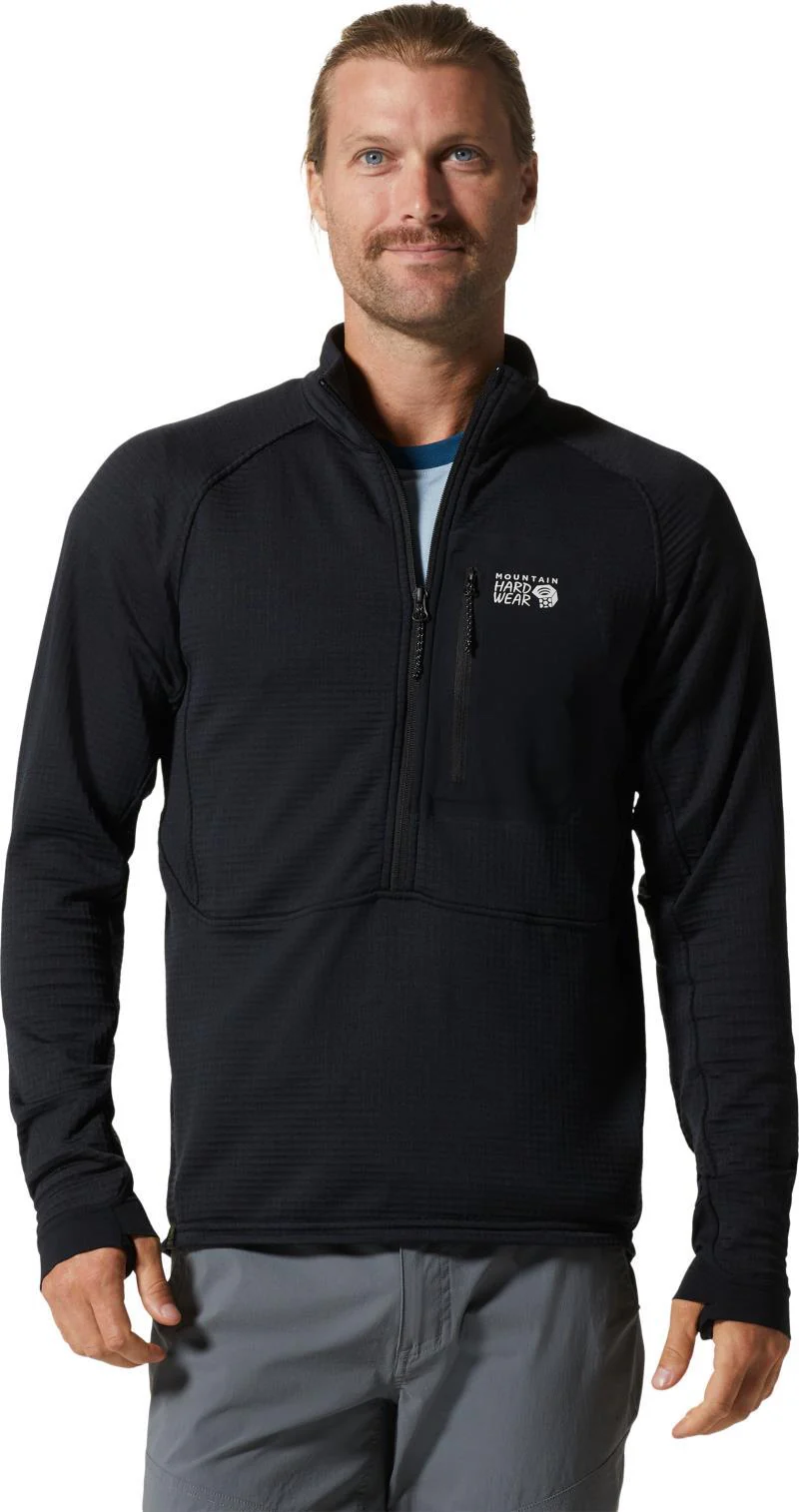Polartec Power Grid Half Zip Jacket - Mens - Image 9