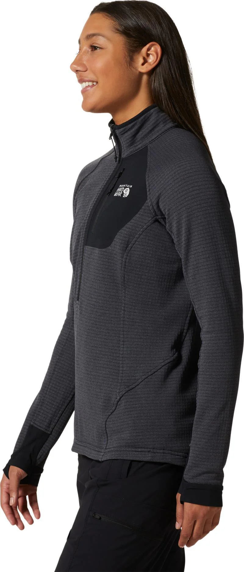 Polartec Power Grid Half Zip Jacket - Womens - Image 2