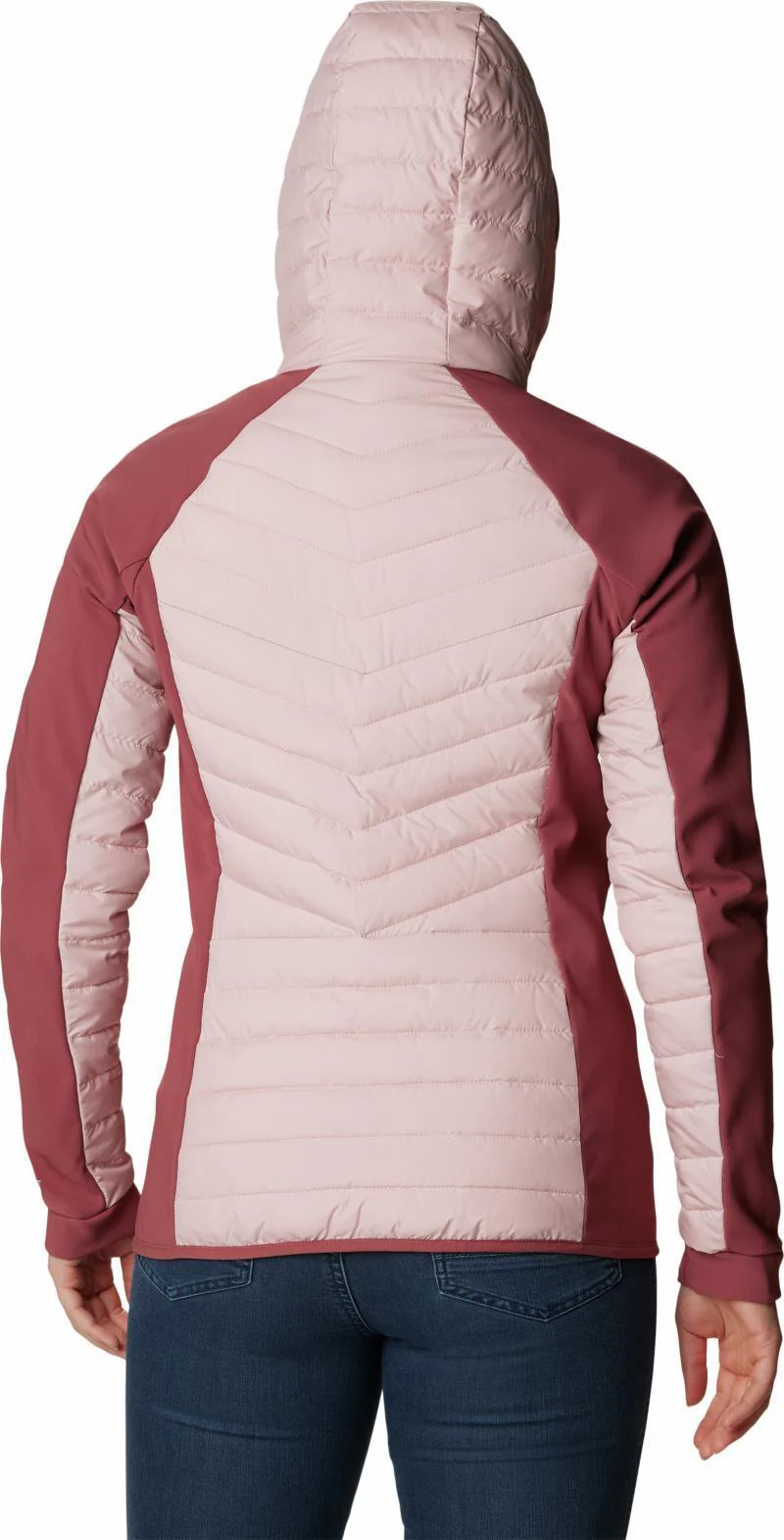 Powder Lite Hybrid Hooded Jacket - Womens - Image 14