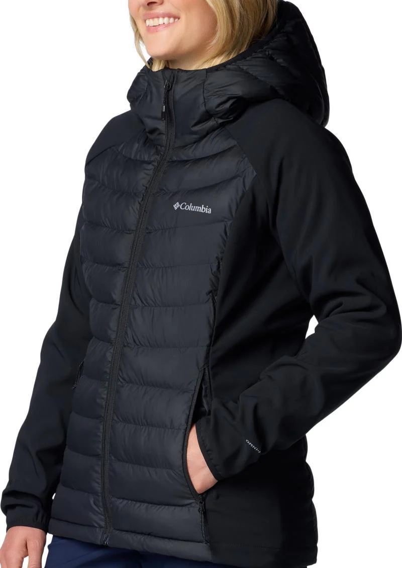 Powder Lite II Hybrid Hooded Jacket - Womens - Image 9