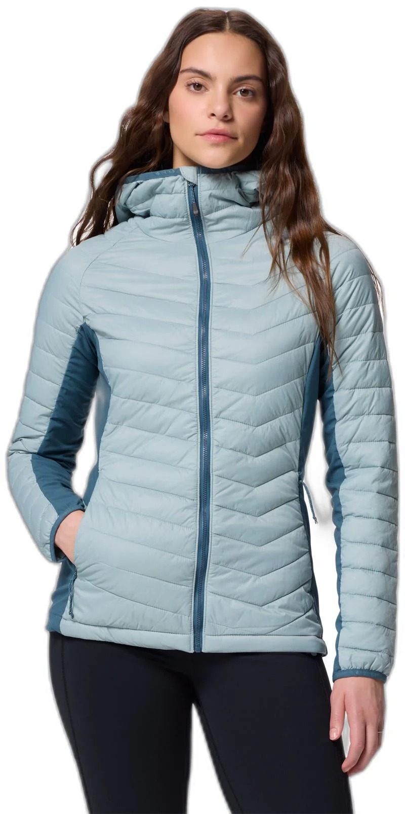 Powder Pass II Hybrid Hooded Jacket - Womens - Image 10