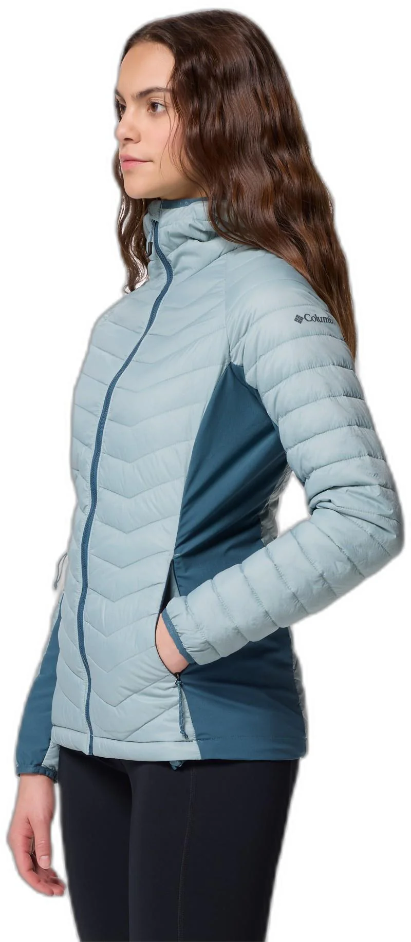 Powder Pass II Hybrid Hooded Jacket - Womens - Image 12