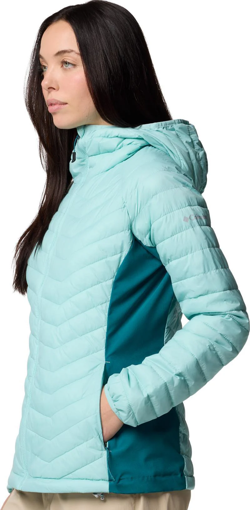 Powder Pass II Hybrid Hooded Jacket - Womens - Image 5