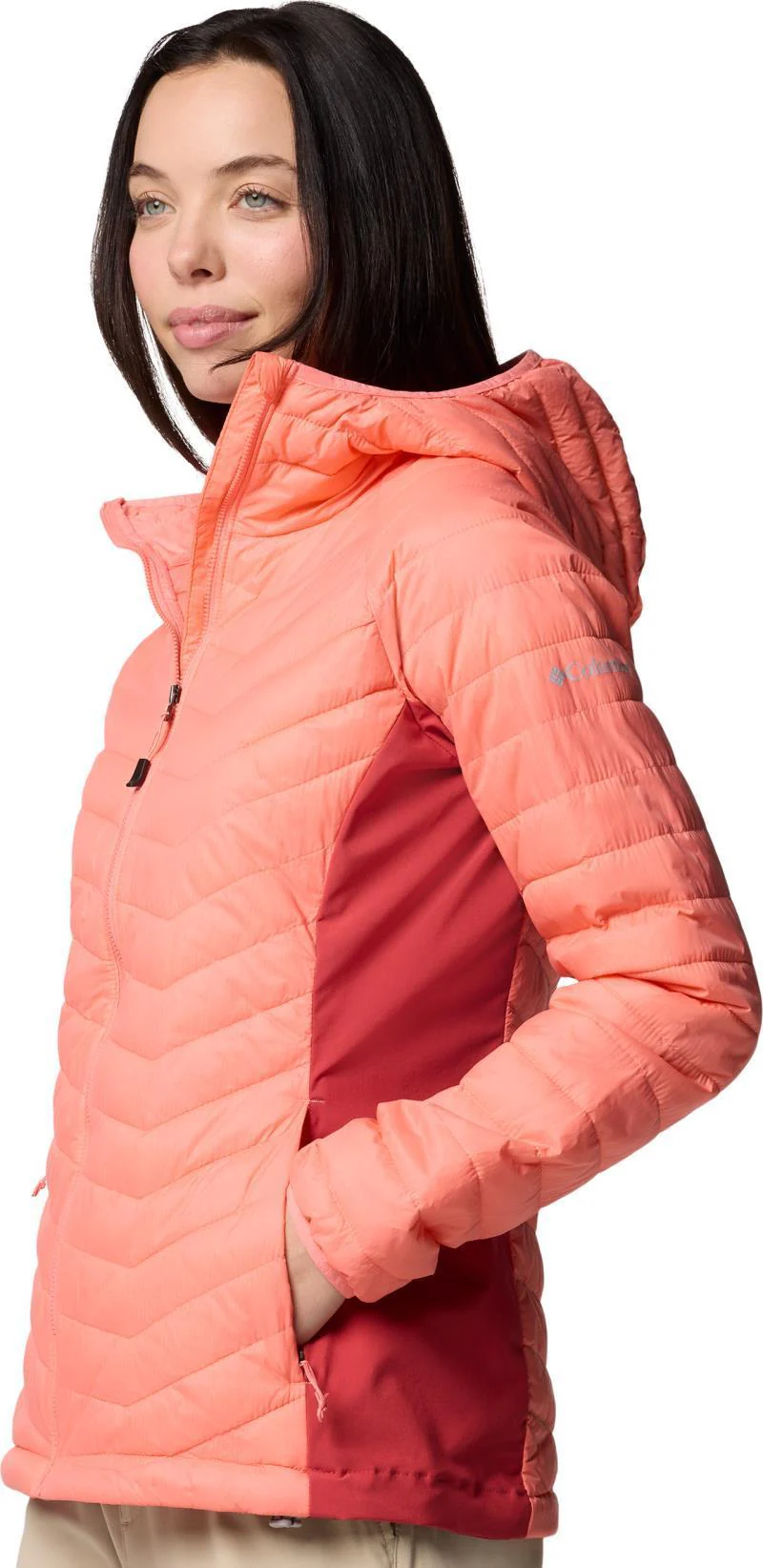 Powder Pass II Hybrid Hooded Jacket - Womens - Image 8