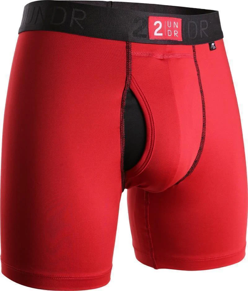 Power Shift Boxer Briefs, 6" Inseam - Solid - 4XL-5XL - Mens - Image 5