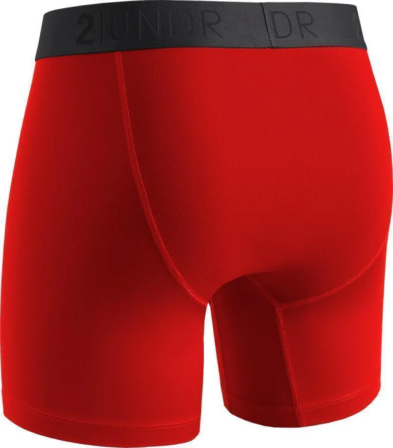 Power Shift Boxer Briefs, 6" Inseam - Solid - 4XL-5XL - Mens - Image 6